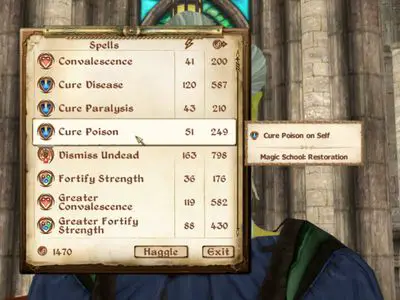 Lista de magias em Elder Scrolls Oblivion