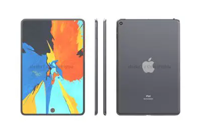 Renders of the 2021 iPad mini