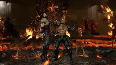 Dois lutadores do Mortal Kombat (2011)
