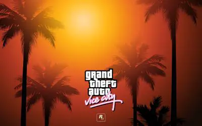 Logotipo da grand Theft Auto Vice City