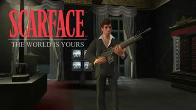 Scarface: tela inicial do The World Is Yours