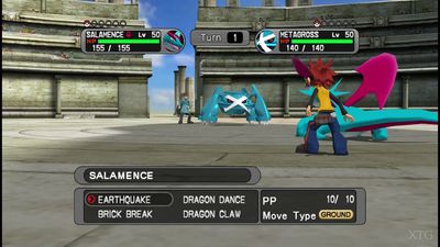 Pokémon XD Gale of Darkness arena de batalha