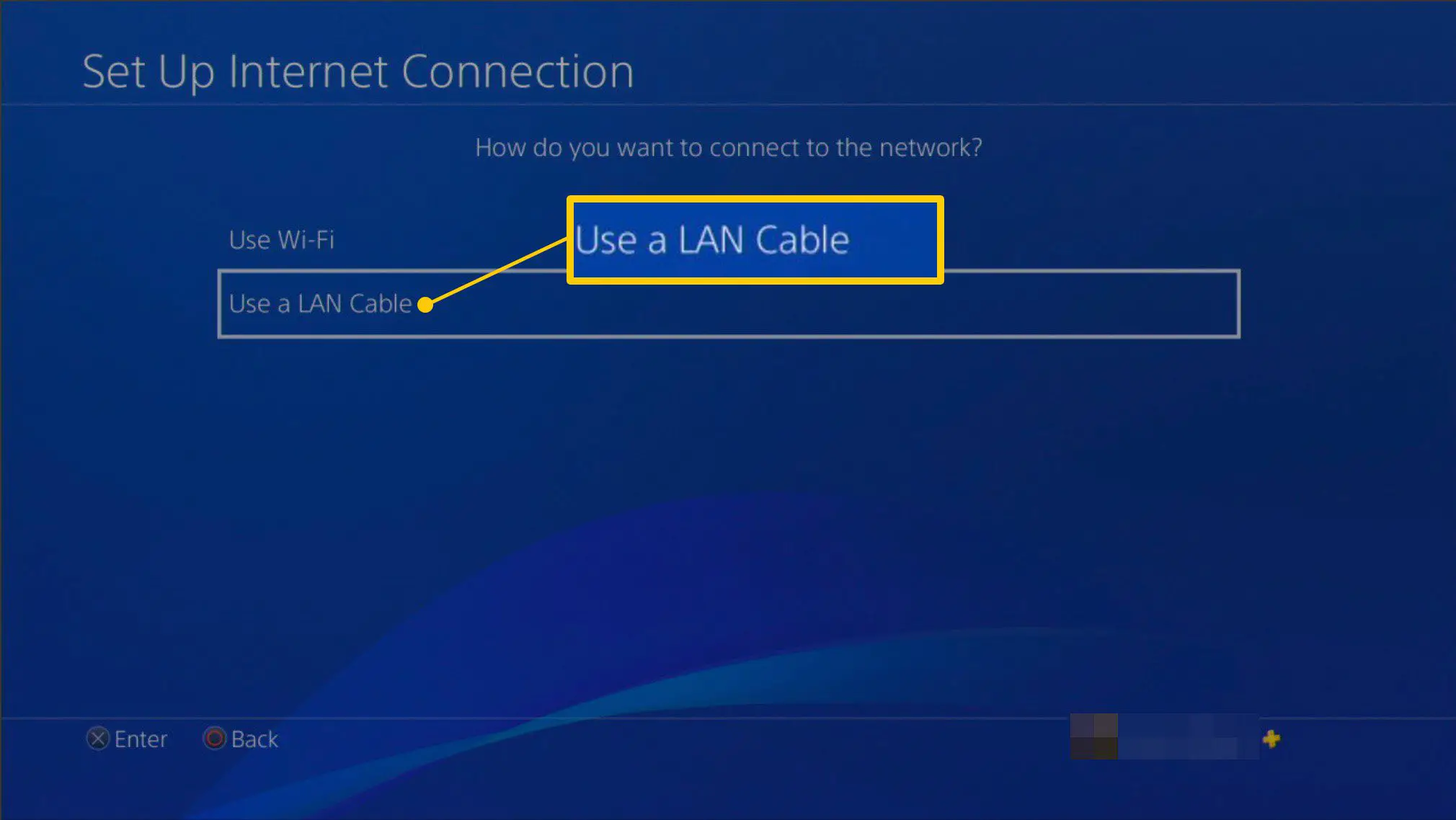 Configure a conexão com a Internet no PS4