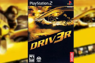 Driver 3 para a arte da caixa do PlayStation 2