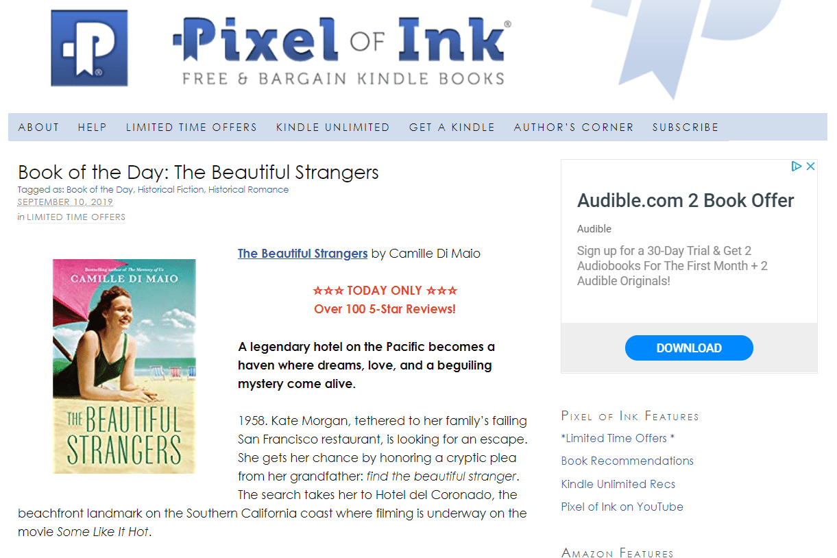 Downloads do livro Pixel of Ink