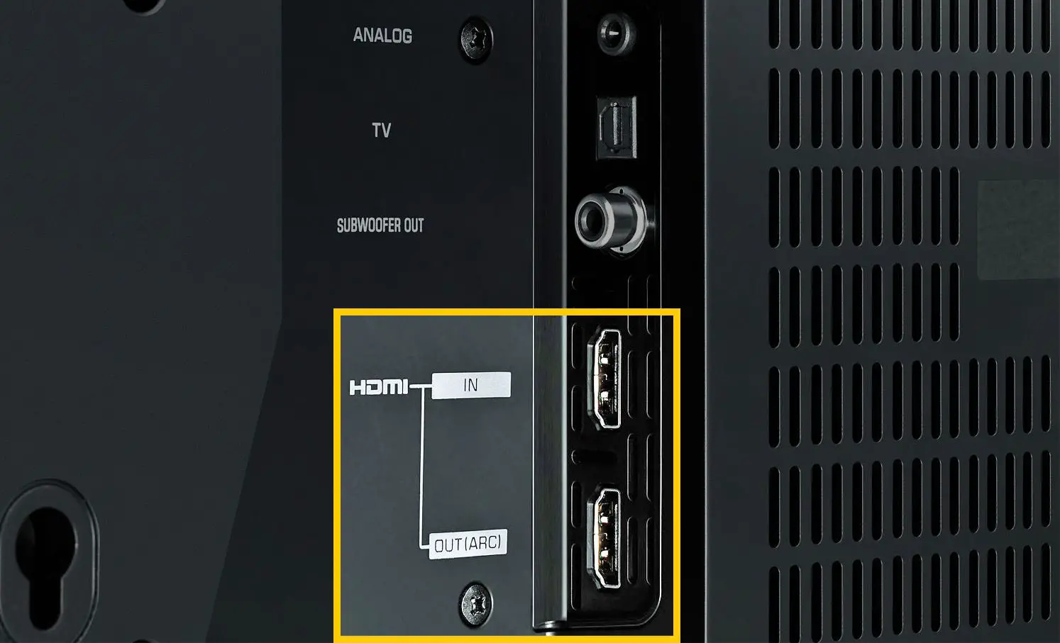 Barra de som Yamaha YAS-108 com conexão HDMI-ARC