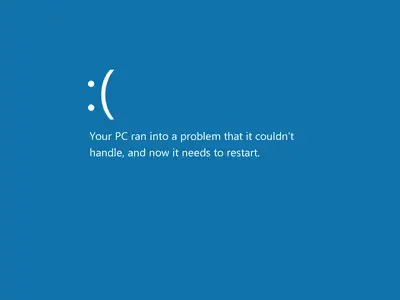 A tela azul da morte (BSOD) no Windows 10