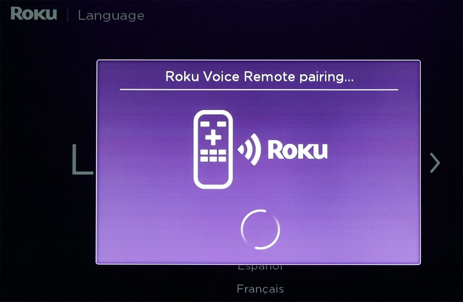Roku Soundbar - Emparelhamento remoto