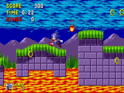 Captura de tela do Sonic the Hedgehog