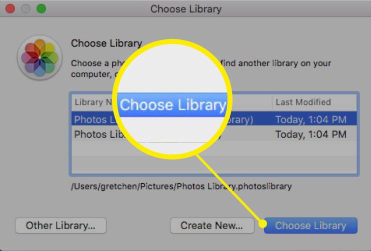 Captura de tela da exportação de imagens para a nova biblioteca de fotos