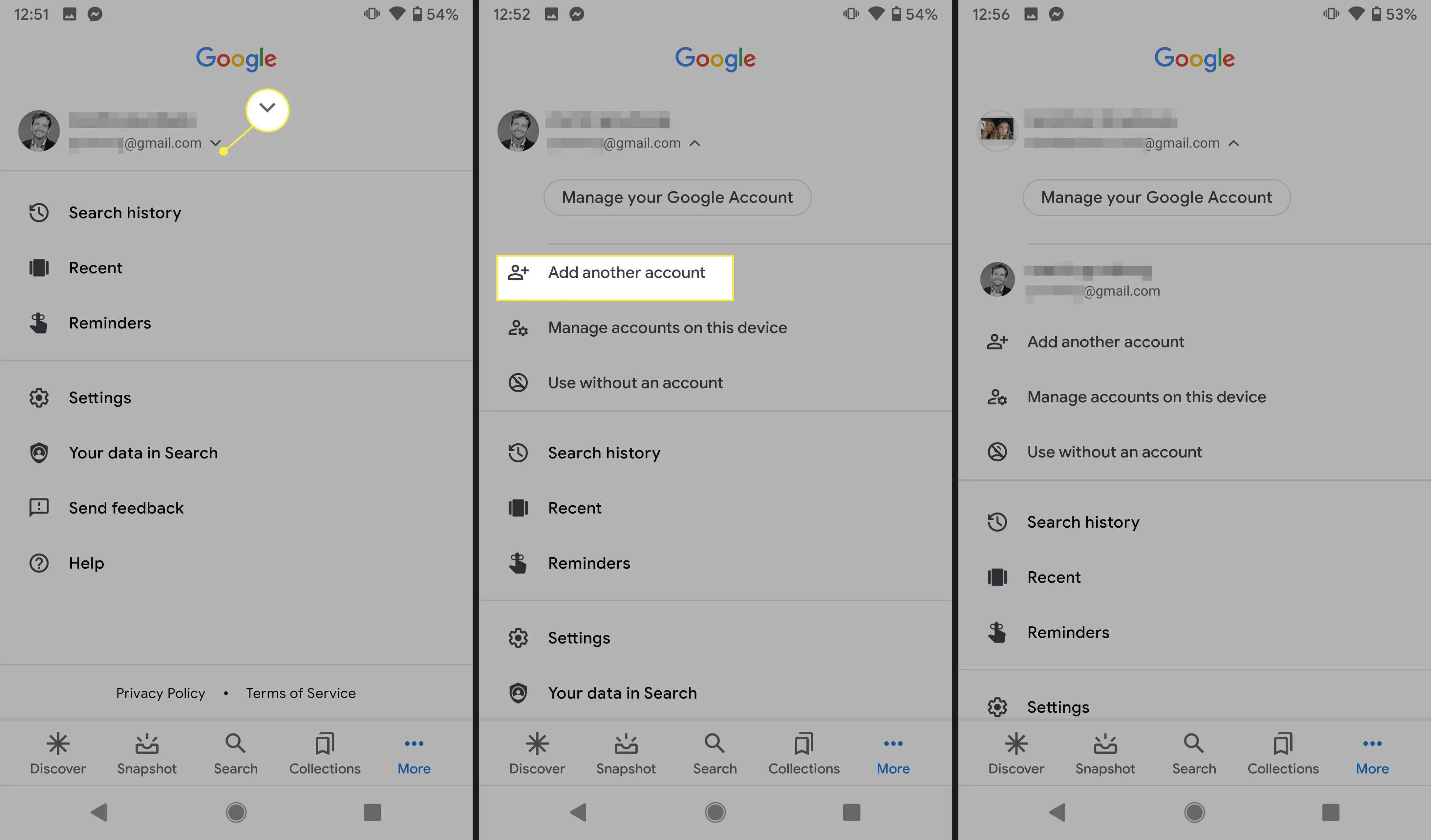 Adicione uma nova conta ao seu dispositivo Android do Google