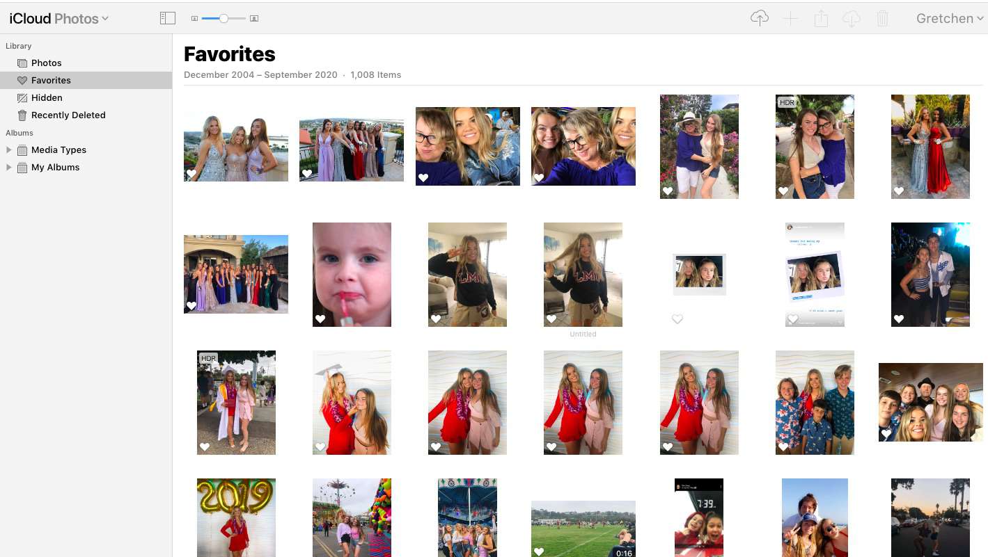 Fotos do Apple iCloud para compartilhamento de fotos e vídeos