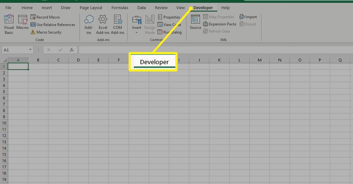 Guia Desenvolvedor no Excel