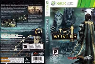Arte da caixa de Dois Mundos para Xbox 360