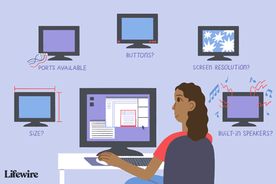 Uma ilustração mostrando TVs vs monitores