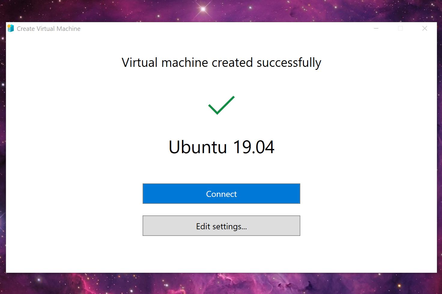 Conecte a máquina virtual Ubuntu Hyper-V