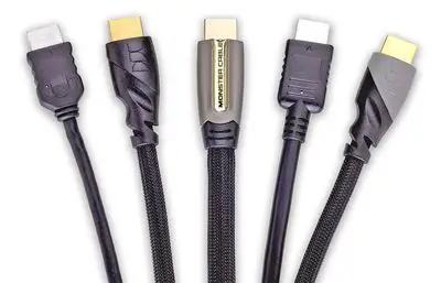 Variedade de cabos HDMI