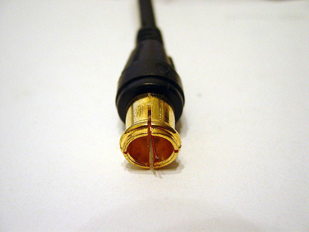 Cabo coaxial RF tipo push-on