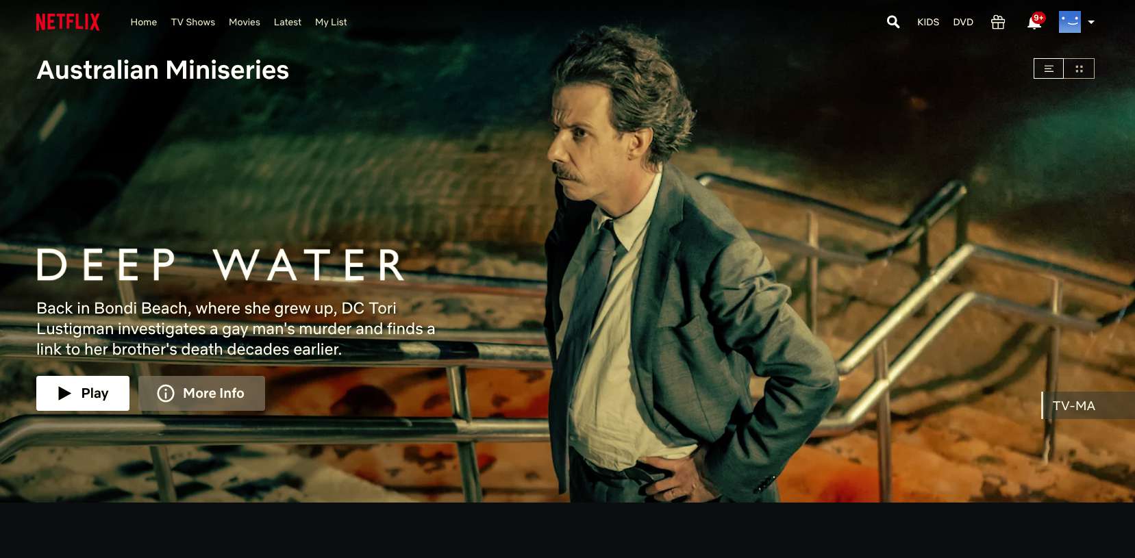 Minissérie australiana Deep Water encontrada com códigos secretos da Netflix