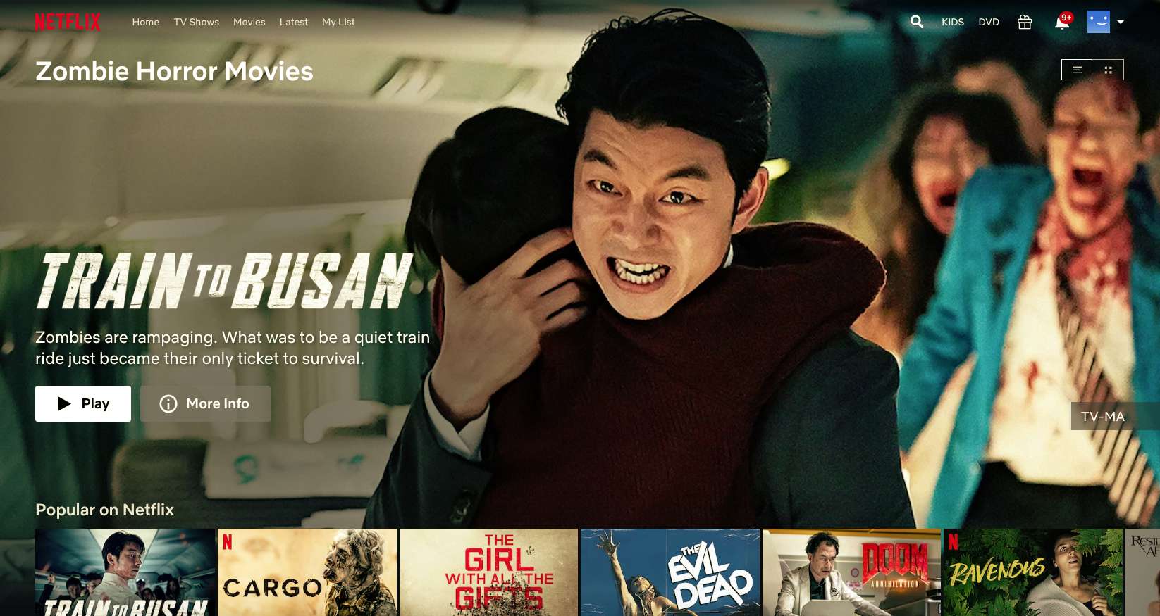 Zombie Movie Train to Busan encontrado em códigos secretos da Netflix
