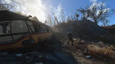 Captura de tela do Fallout 4 no PS4