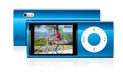 câmera de vídeo iPod nano