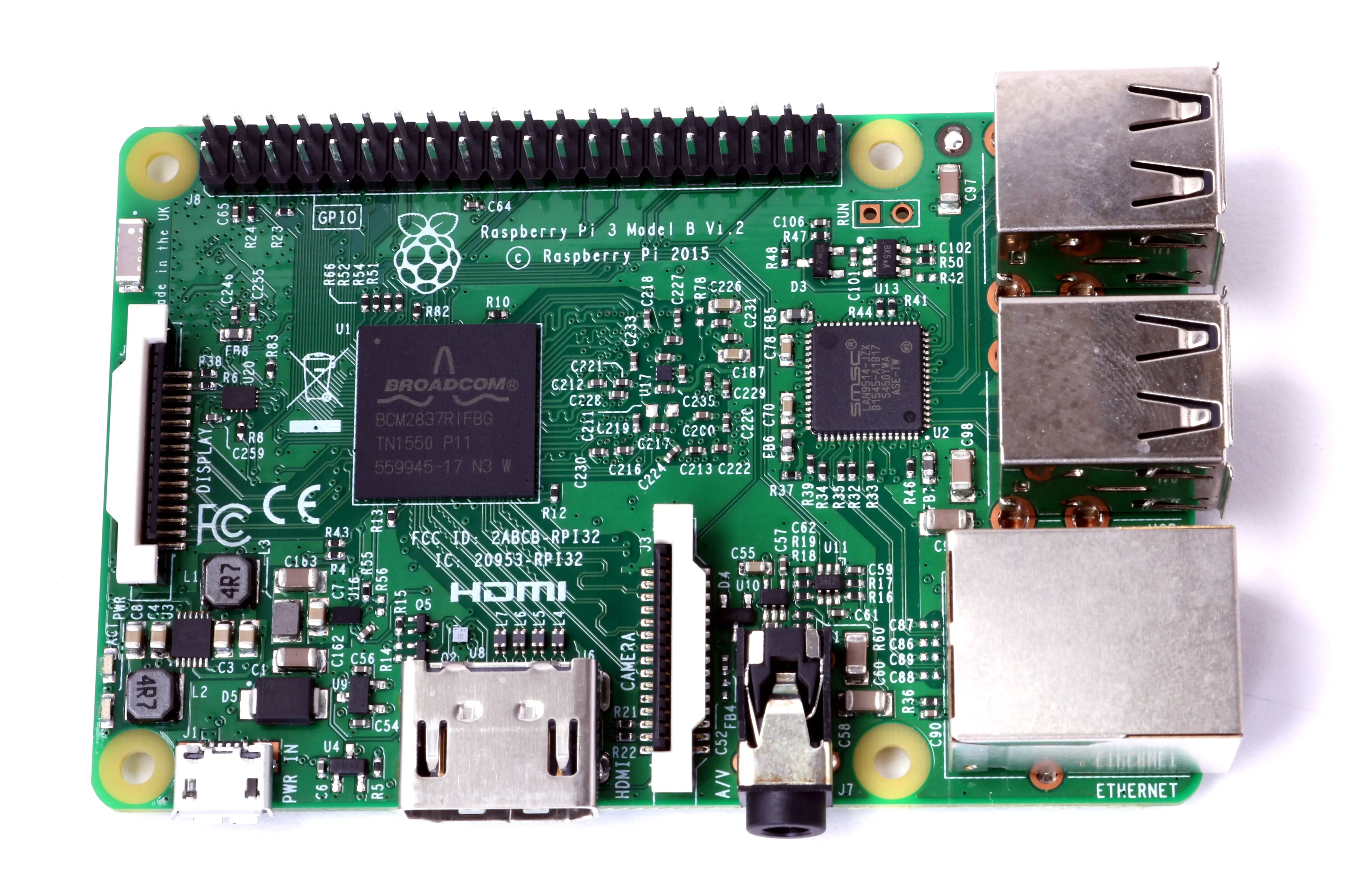 Placa de circuito Raspberry Pi 3