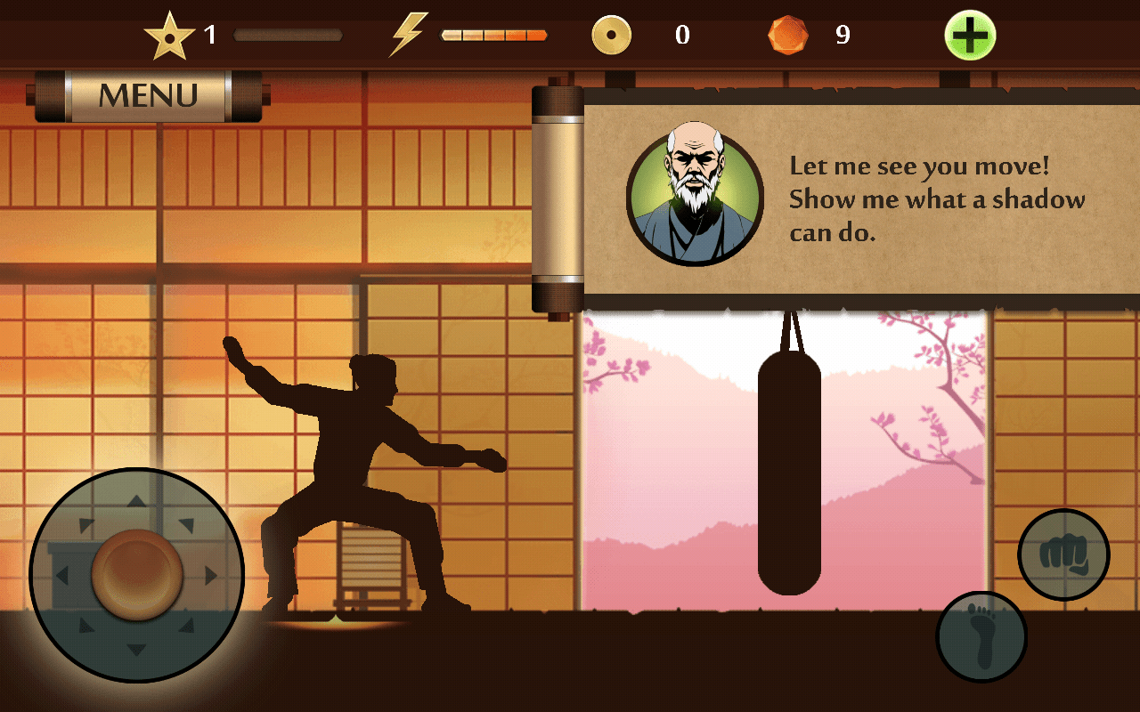 Captura de tela do jogo Shadow Fight 2