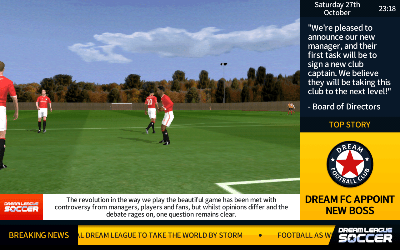 Captura de tela do jogo Dream League Soccer