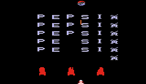 Captura de tela dos invasores Pepsi