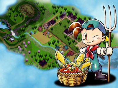 Harvest Moon: Back to Nature para a imagem promocional do Gamecube