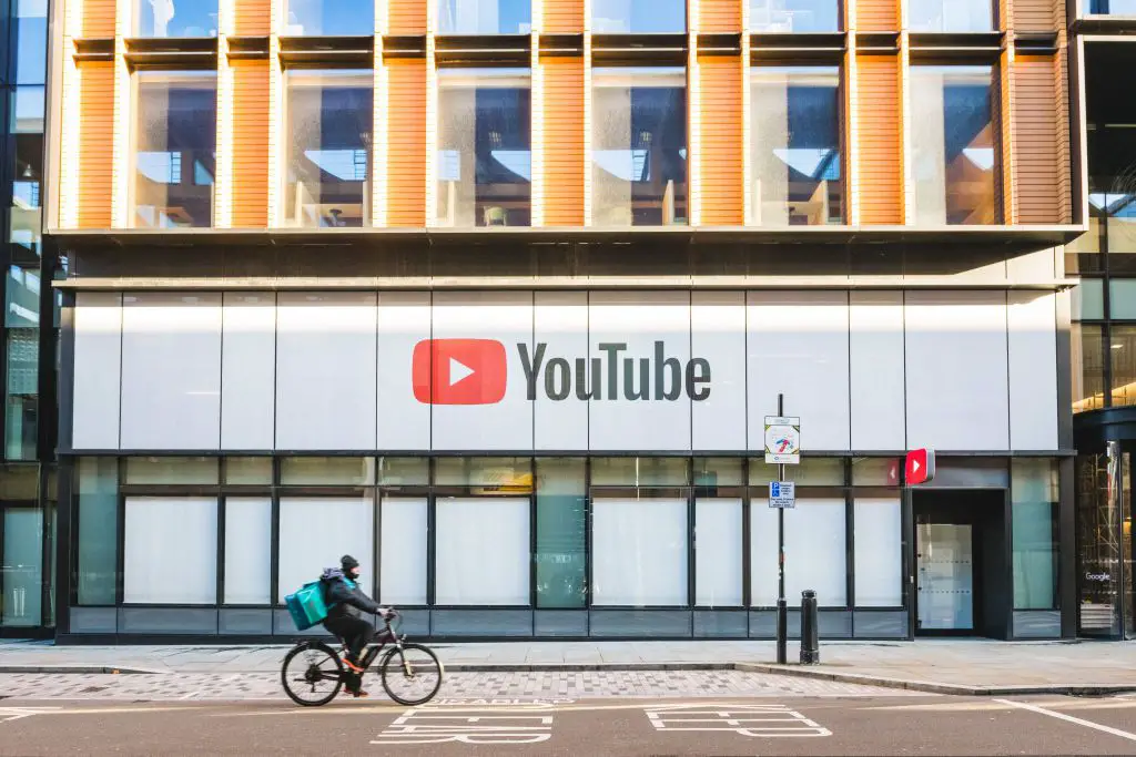 Escritórios do YouTube em Londres, Inglaterra. 