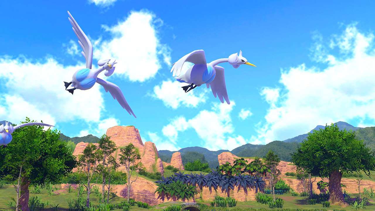 Uma captura de tela do jogo New Pokémon Snap no Nintendo Switch.
