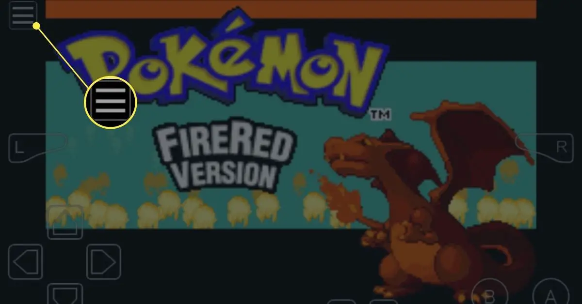 Pokémon Fire Red no My Boy Emulator