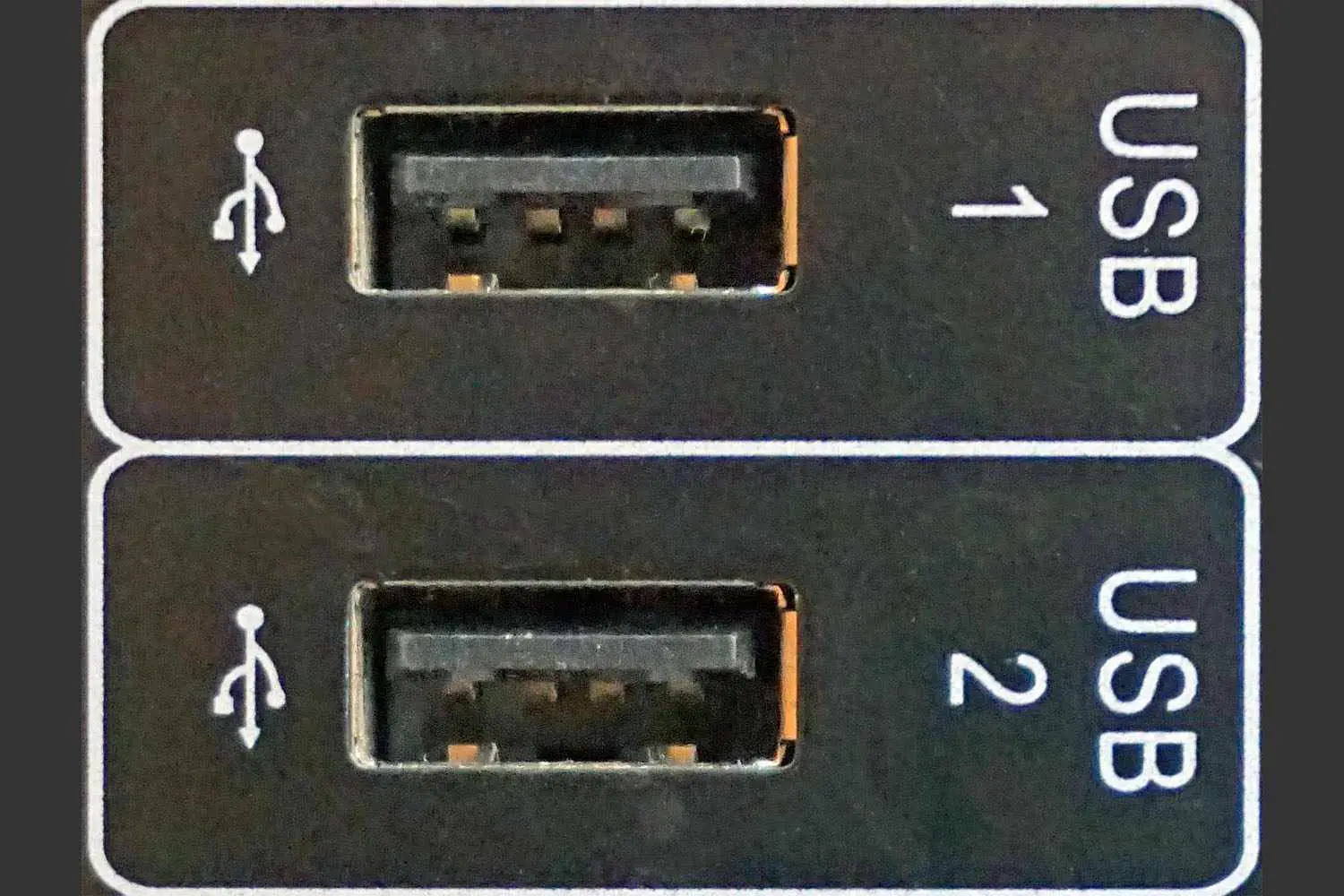 Portas USB do reprodutor de disco Blu-ray Oppo Digital BDP-103D