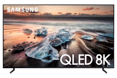 Uma TV QLED da Samsung
