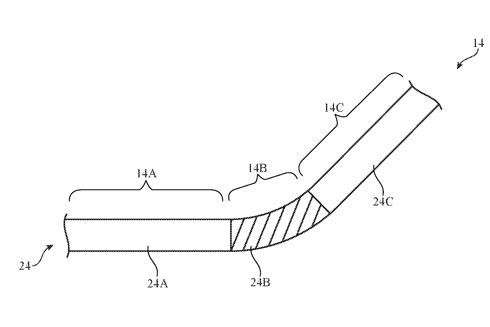 Ilustração do dispositivo dobrável da patente US10020462B1