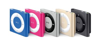 linha de iPod shuffle