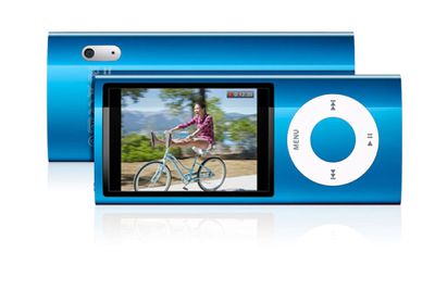 câmera de vídeo iPod nano