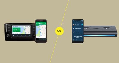 Interfaces do modo Android Auto e Alexa Auto