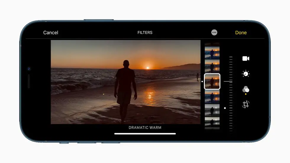O A14 Bionic permite fotografia computacional poderosa e edição mais rápida de fotos e vídeos no iPhone 12.