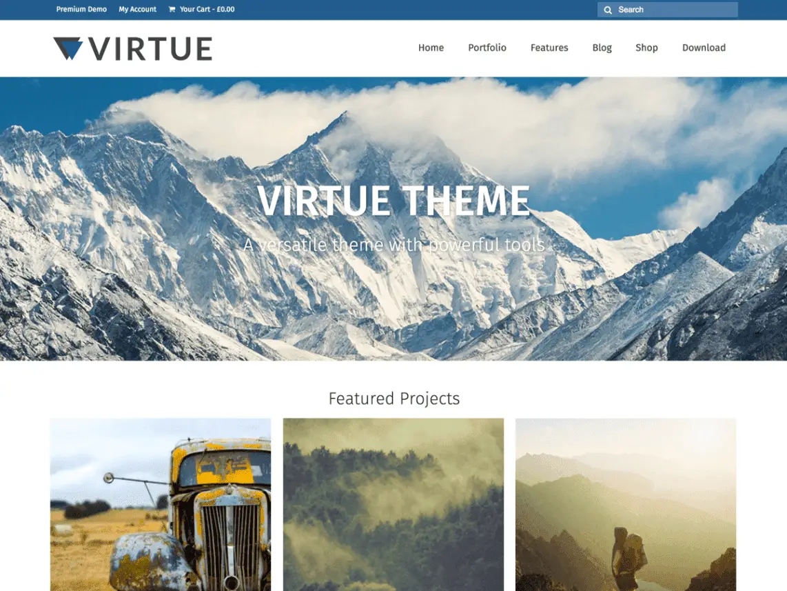 Tema WordPress Virtue