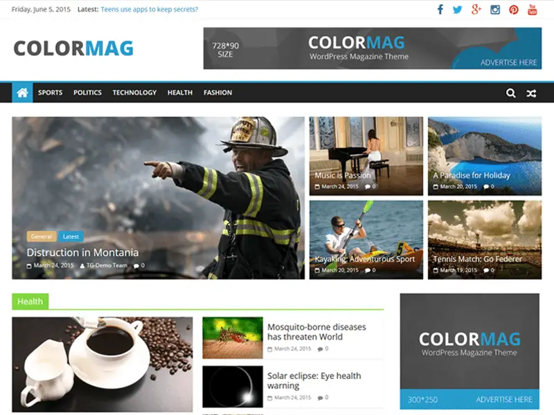 Tema ColorMag WordPress
