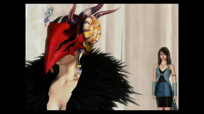 Rinoa está por trás da Edea em Final Fantasy VIII HD Remaster para Switch.