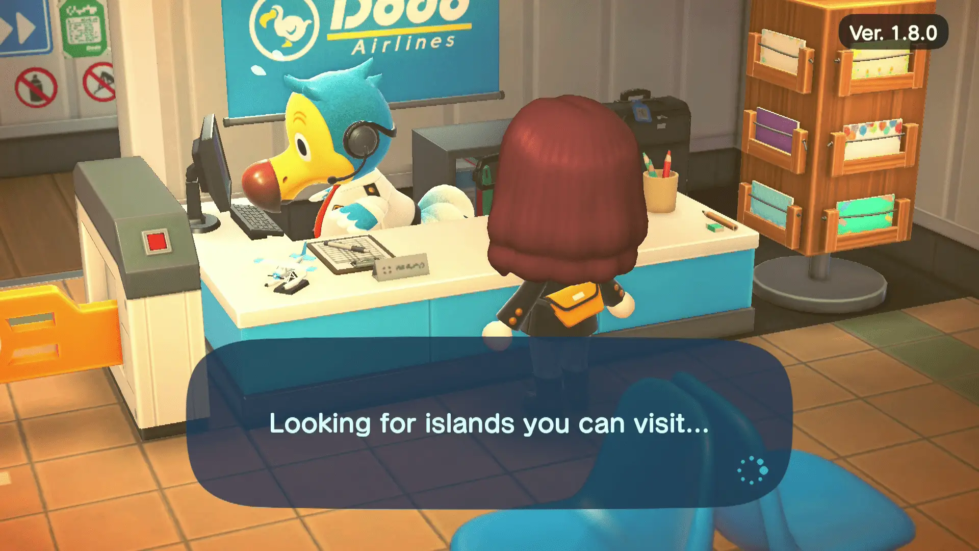 Animal Crossing em busca de amigos para visitar.
