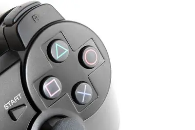 Imagem aproximada do controlador PlayStation 3