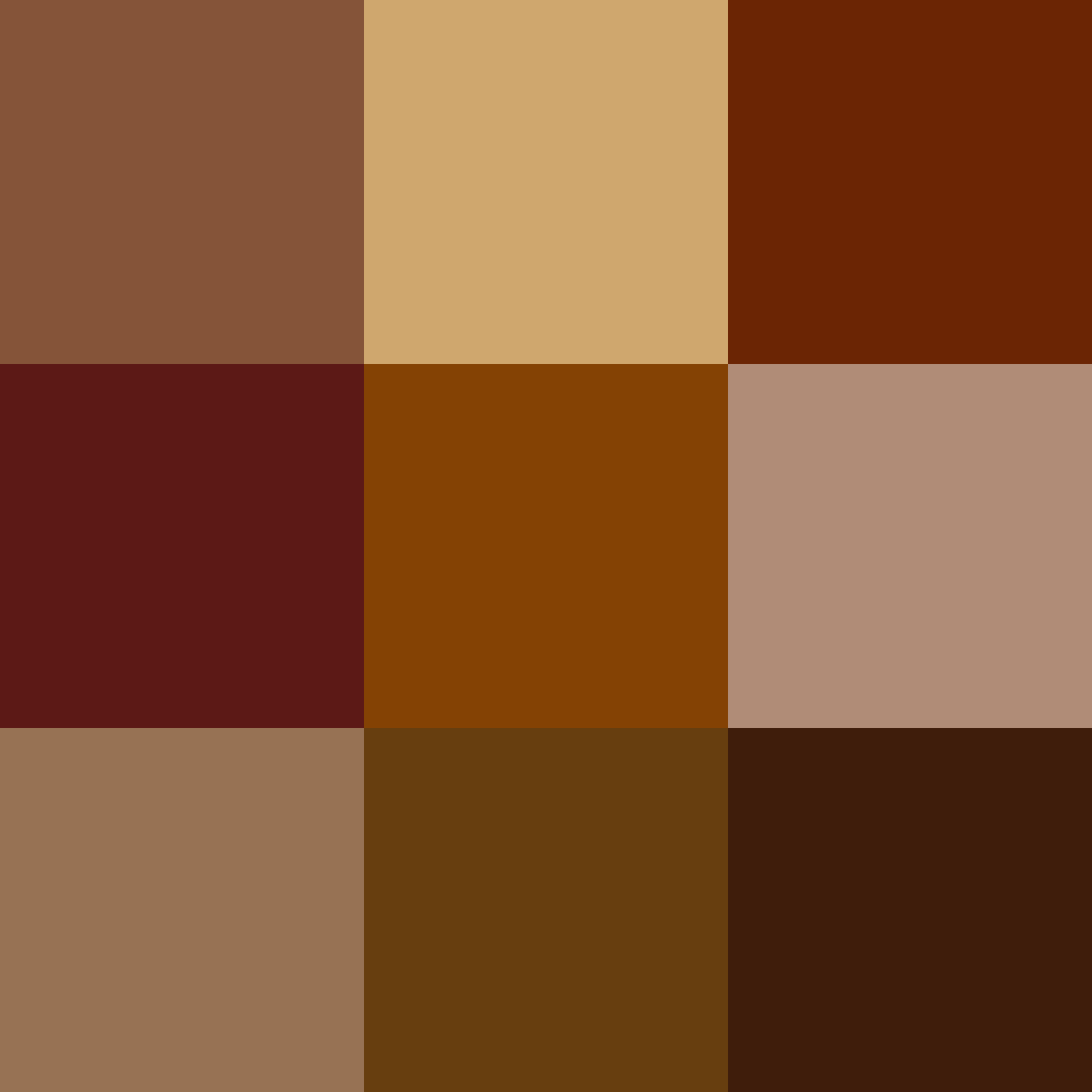 Quadrados marrons