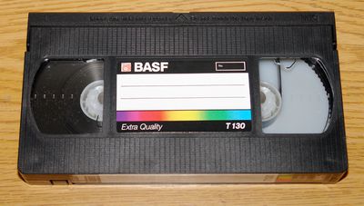 Cassete de fita VHS