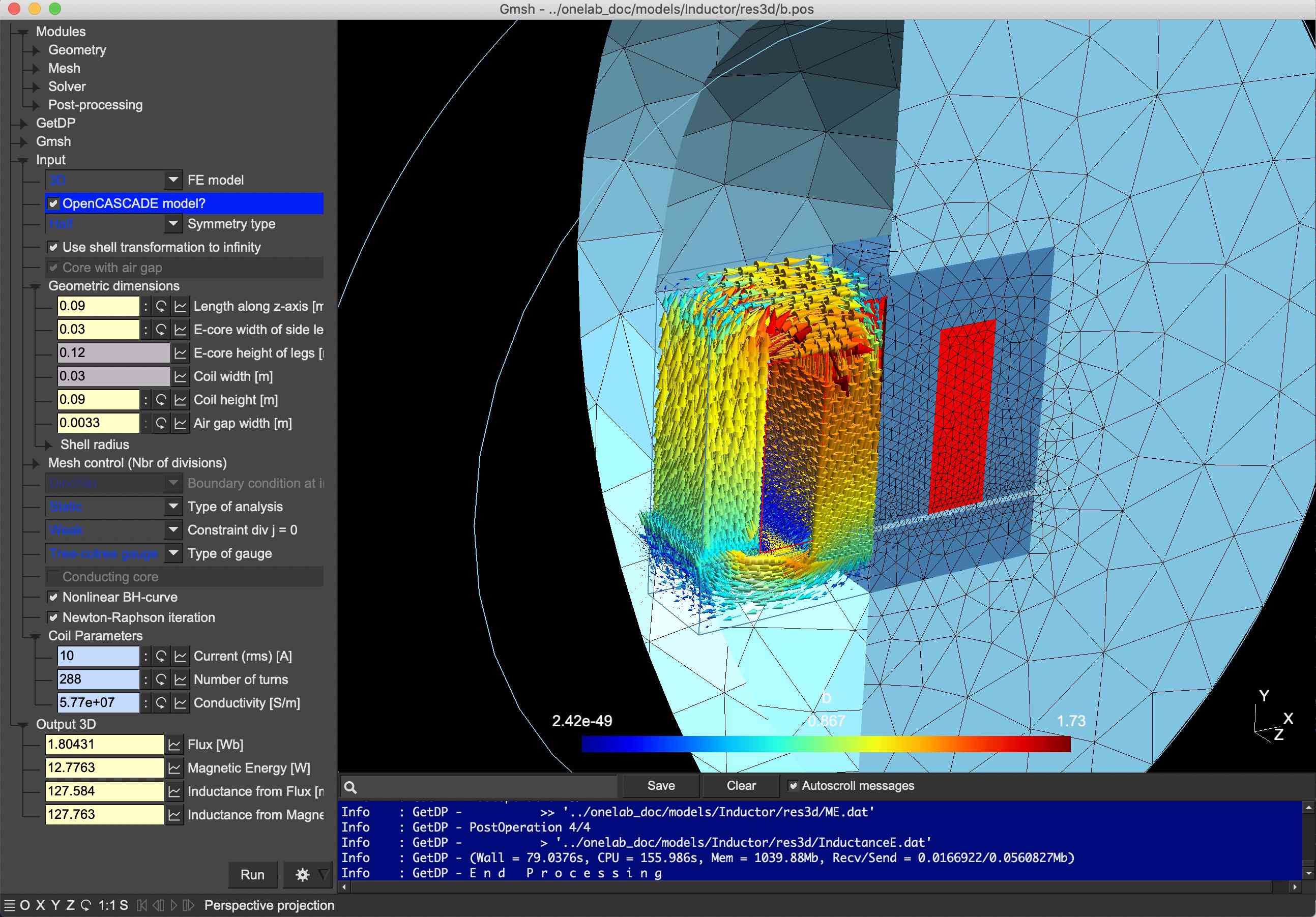 Visualizador de STL de código aberto Gmsh e software de modelagem