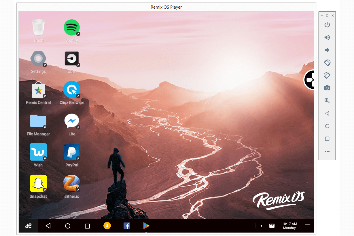 Emulador Remix OS Player Android para Windows